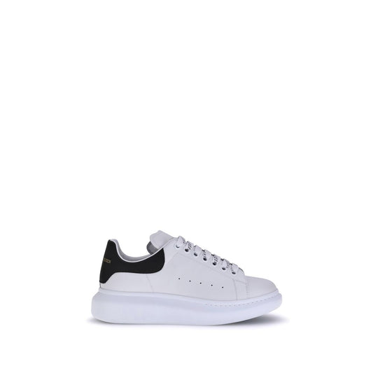 Sneakers Platform Alexander McQueen in Pelle di Vitello Bianca Bos Taurus