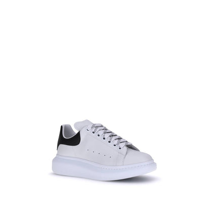 Sneakers Platform Alexander McQueen in Pelle di Vitello Bianca Bos Taurus