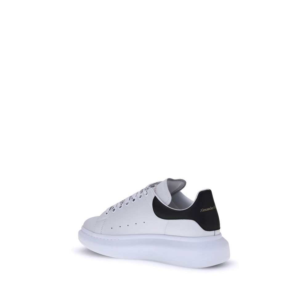 Sneakers Platform Alexander McQueen in Pelle di Vitello Bianca Bos Taurus