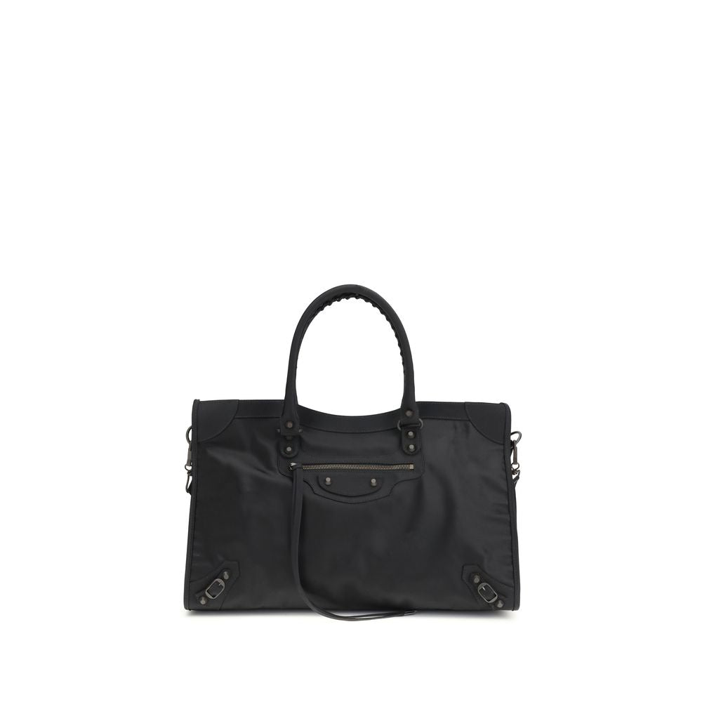 Borsa Balenciaga in poliammide nera