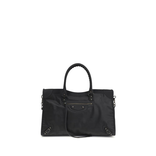 Borsa Balenciaga in poliammide nera