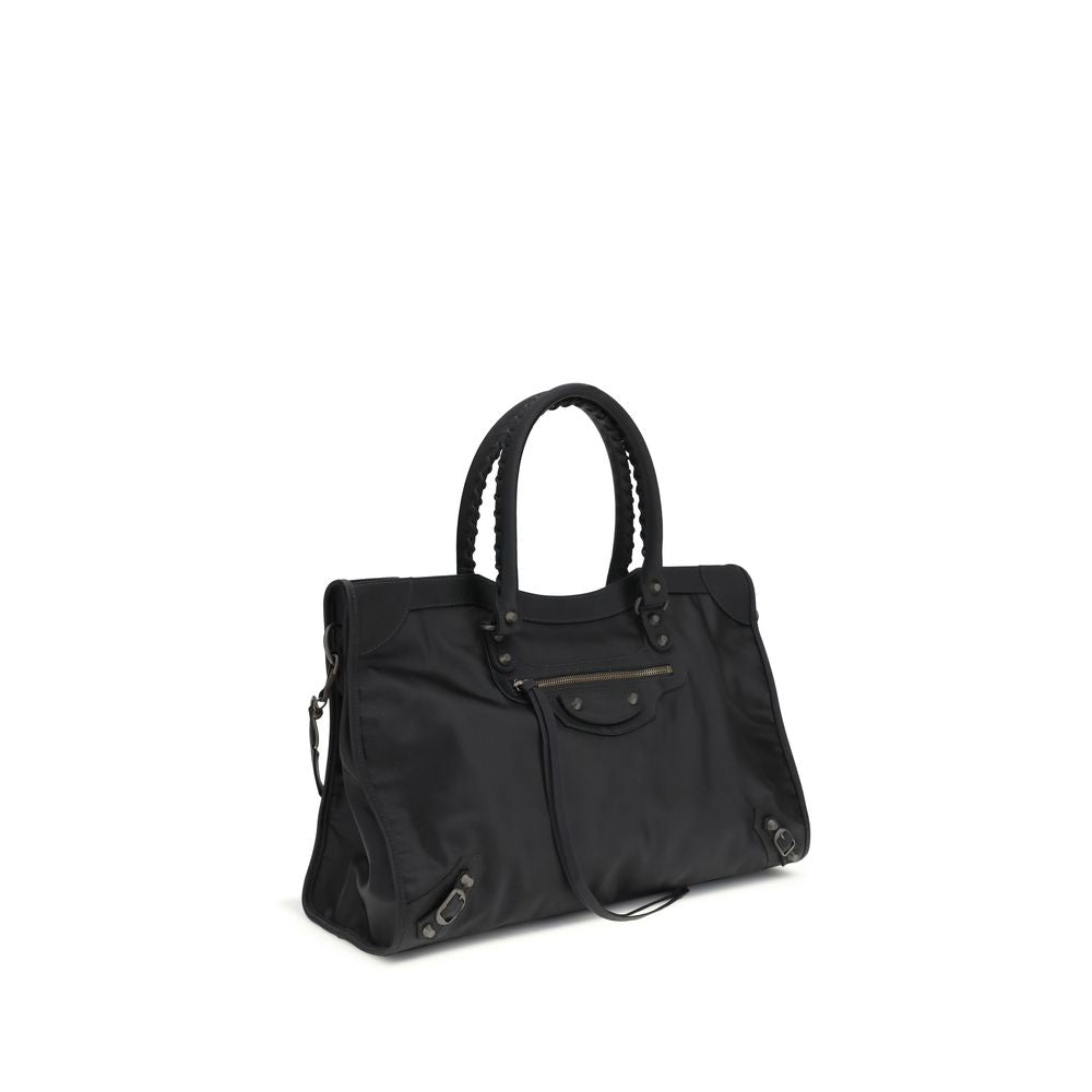 Borsa Balenciaga in poliammide nera