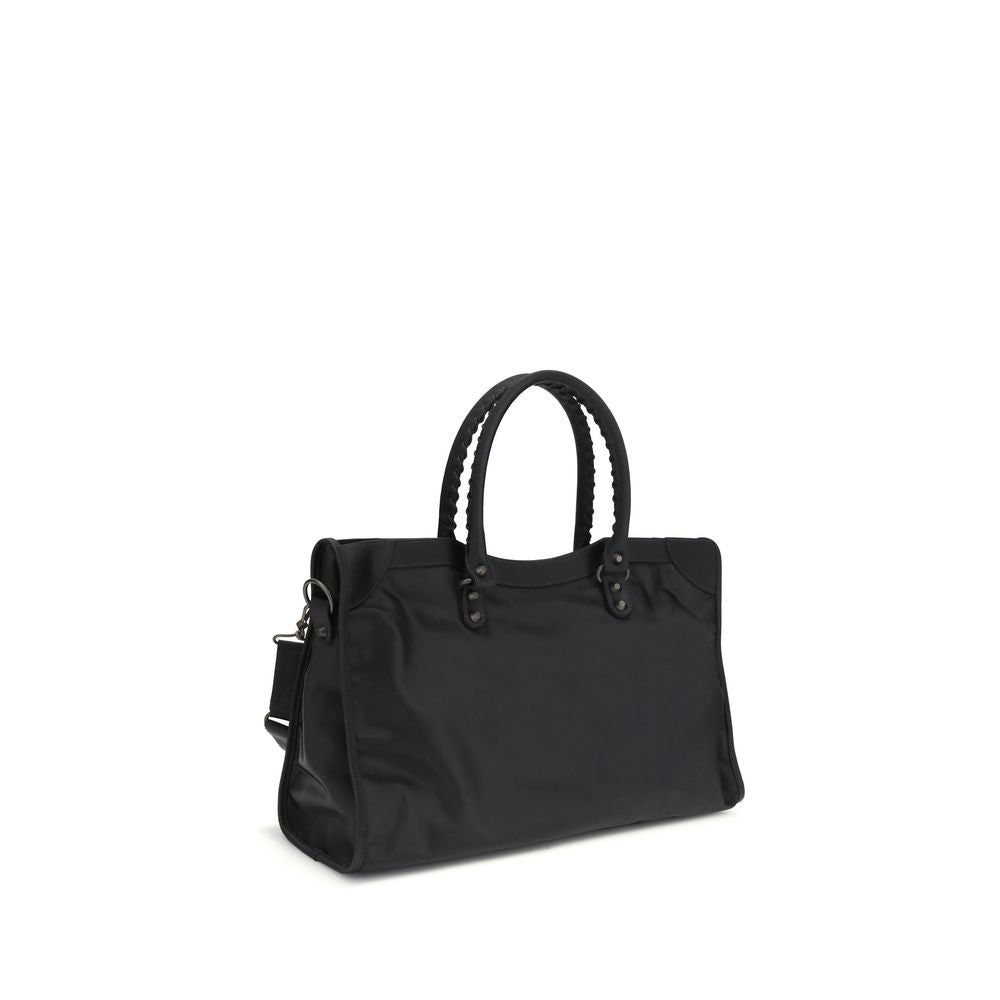Borsa Balenciaga in poliammide nera