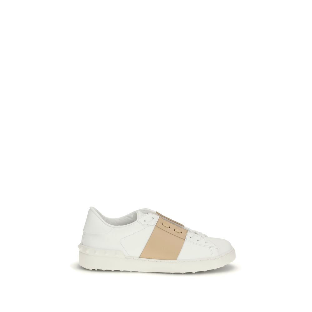 Baskets basses Valentino Garavani Bos Taurus en cuir de veau blanc