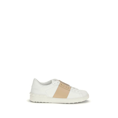 Sneakers basse Valentino Garavani Bos Taurus in pelle di vitello bianca