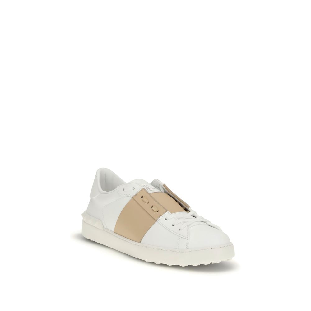 Baskets basses Valentino Garavani Bos Taurus en cuir de veau blanc