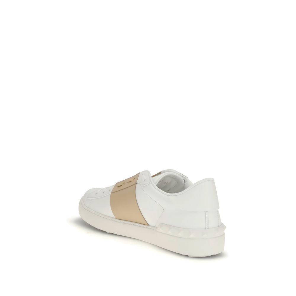 Baskets basses Valentino Garavani Bos Taurus en cuir de veau blanc