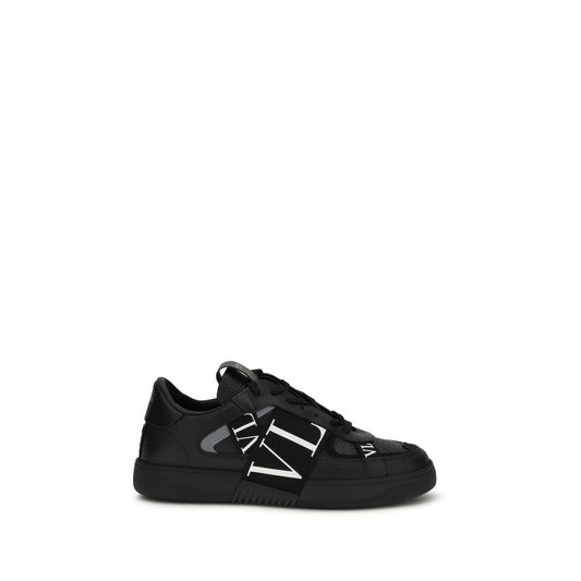 Sneakers basse Valentino Garavani Bos Taurus in pelle di vitello nera