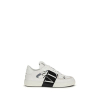 Sneakers basse Valentino Garavani Bos Taurus in pelle di vitello bianca