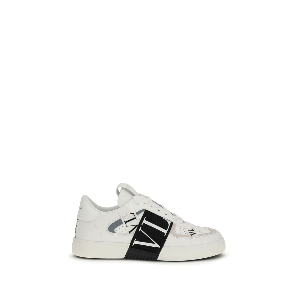 Baskets basses Valentino Garavani en cuir de veau blanc Bos Taurus
