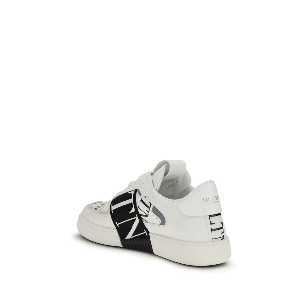 Baskets basses Valentino Garavani en cuir de veau blanc Bos Taurus