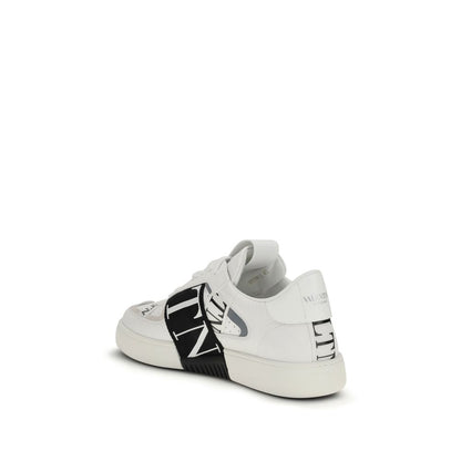 Sneakers basse Valentino Garavani Bos Taurus in pelle di vitello bianca