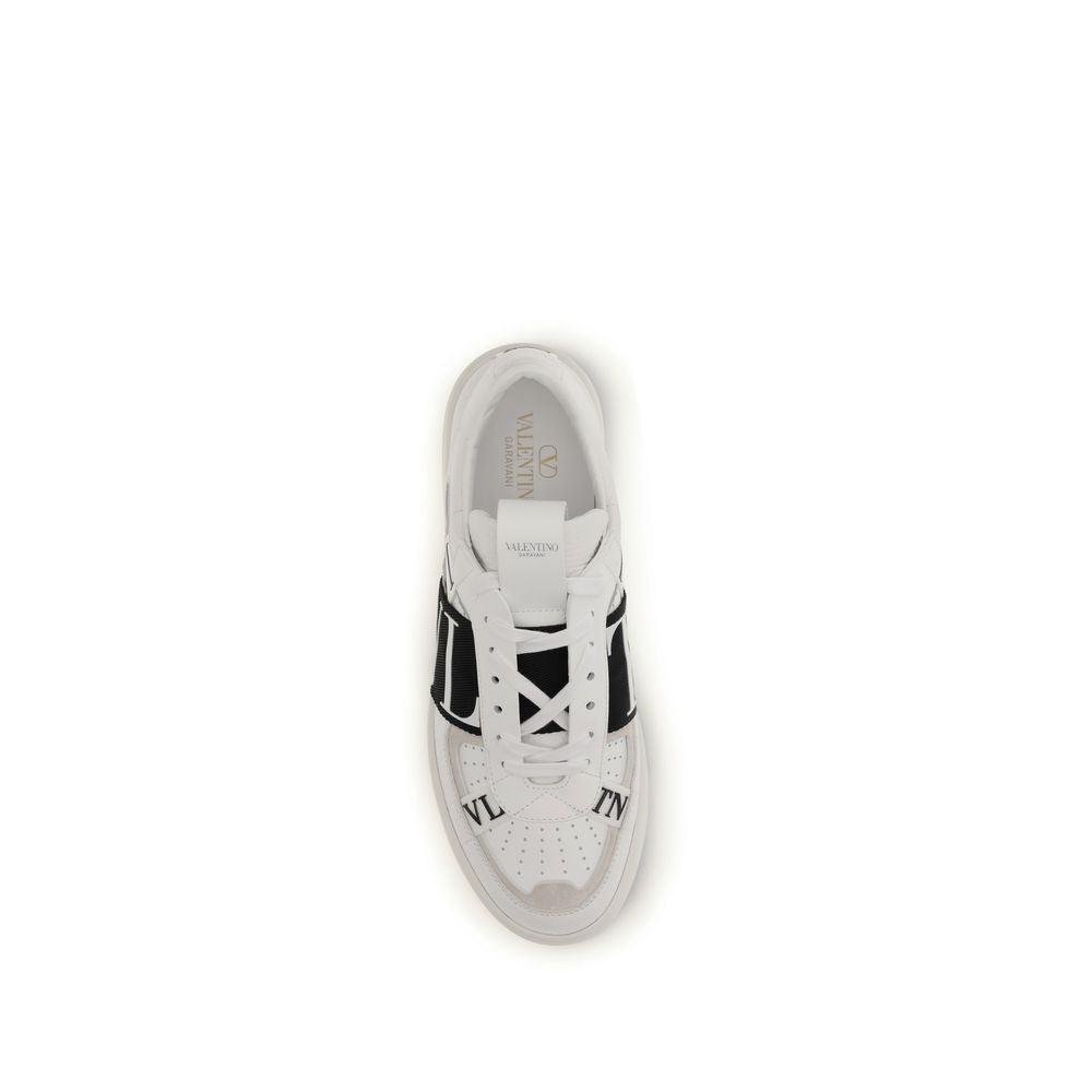 Baskets basses Valentino Garavani en cuir de veau blanc Bos Taurus