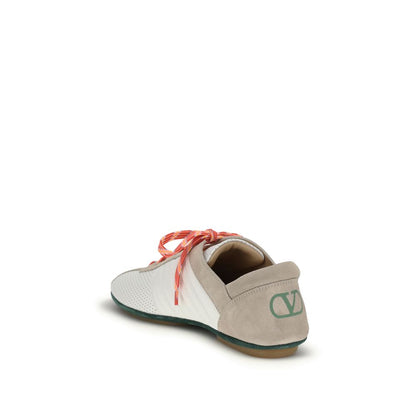 Sneakers sportive Valentino Garavani multicolore in pelle di agnello Ovis Aries