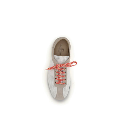 Sneakers sportive Valentino Garavani multicolore in pelle di agnello Ovis Aries