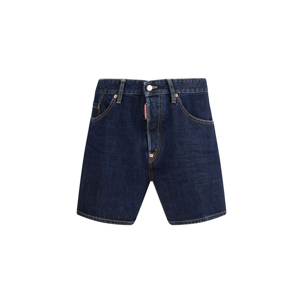 Shorts bermudas Dsquared² en coton bleu