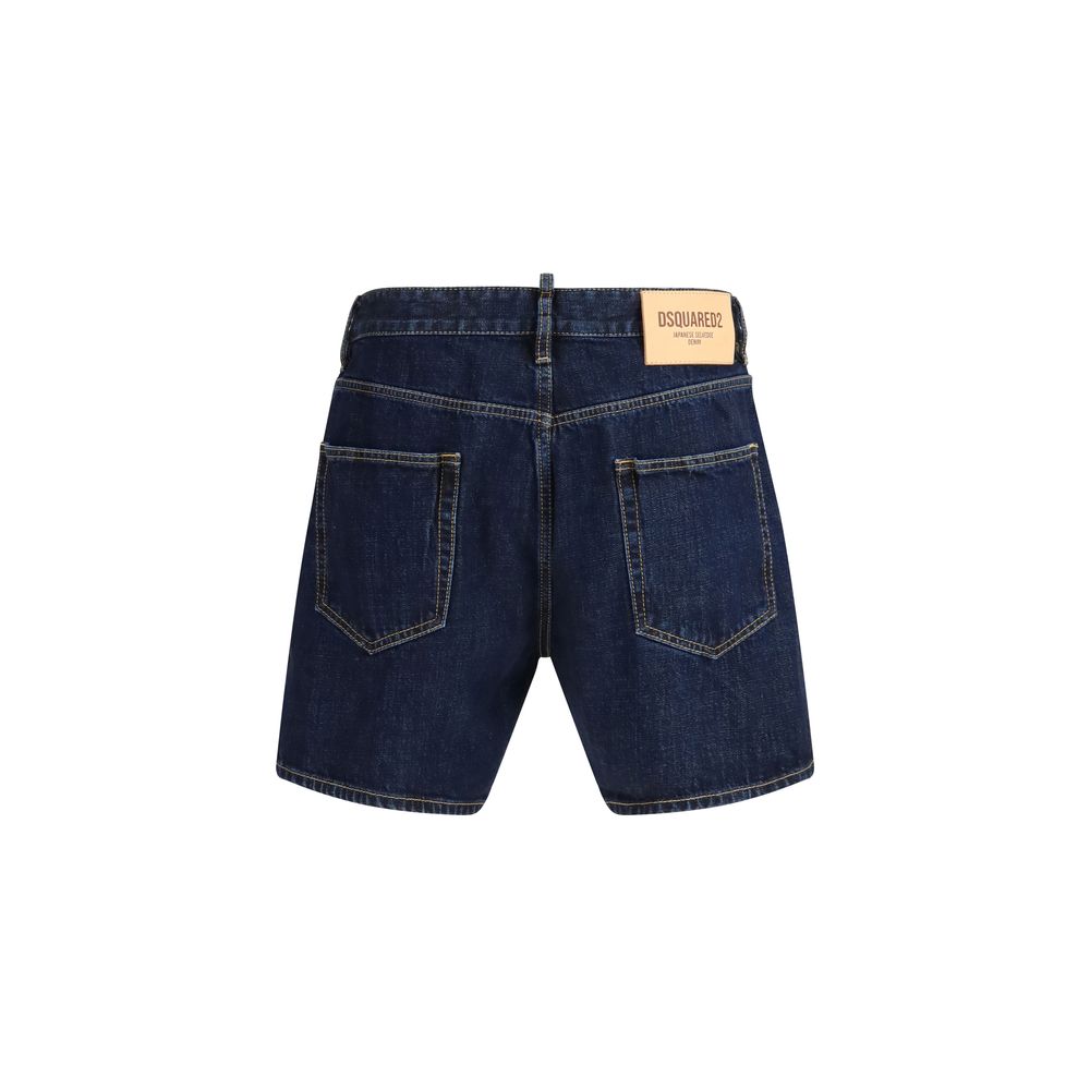 Shorts bermudas Dsquared² en coton bleu