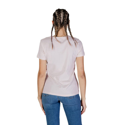 T-Shirt Guess in cotone rosa attivo