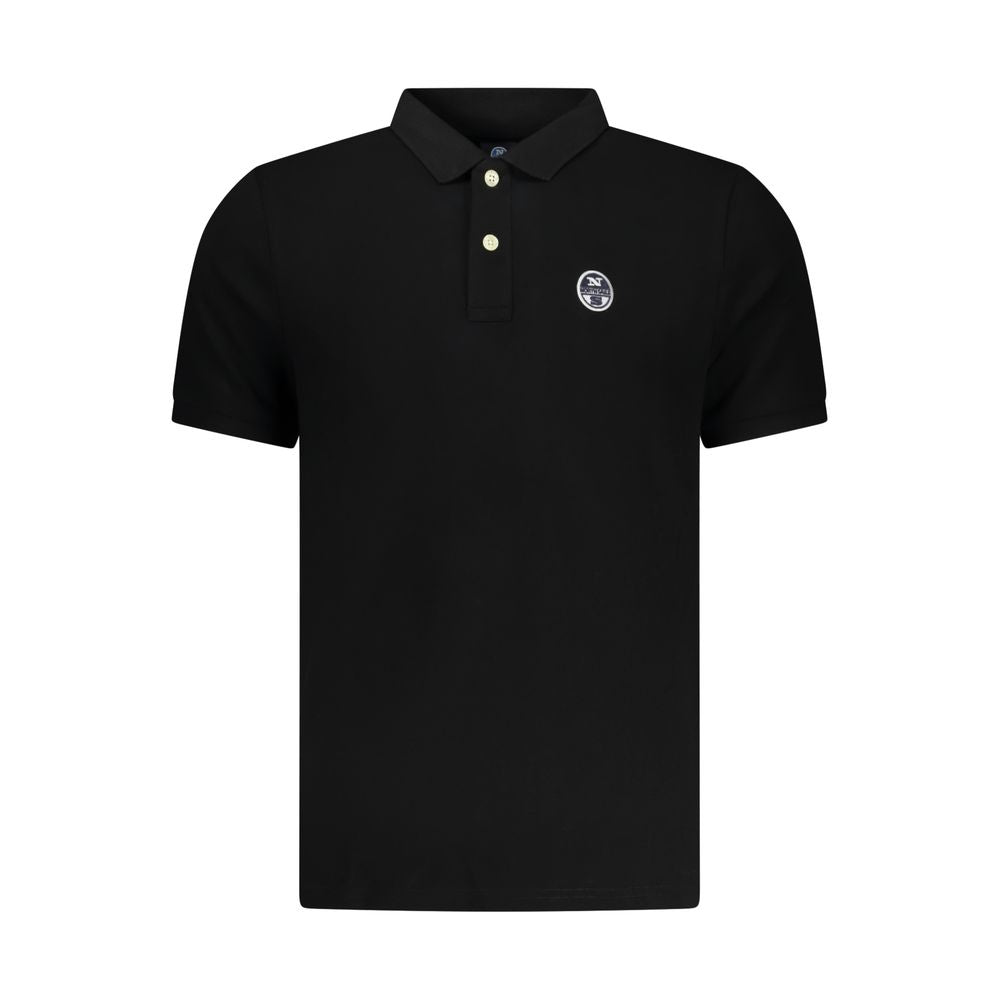 Polo homme North Sails en coton noir