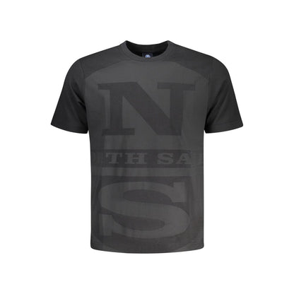 Maglietta da uomo in cotone nero North Sails
