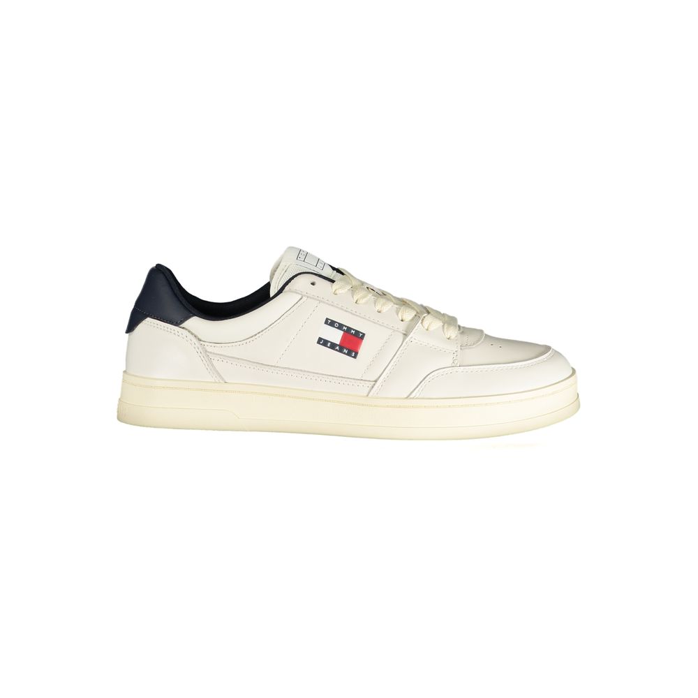 Baskets Tommy Hilfiger en cuir blanc pour homme