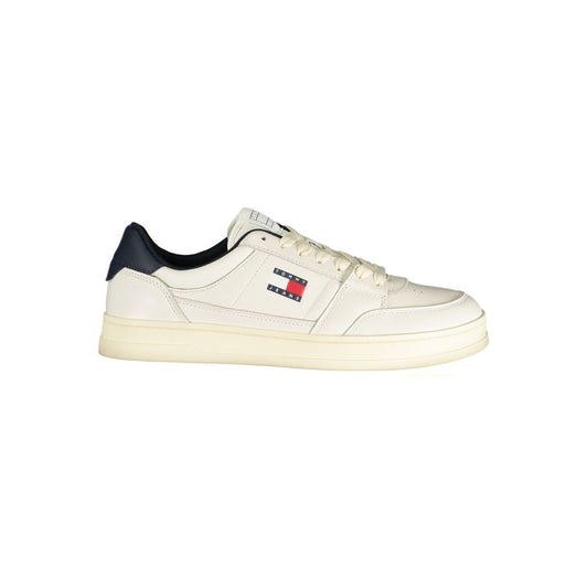 Tommy Hilfiger Sneaker da uomo in pelle bianca