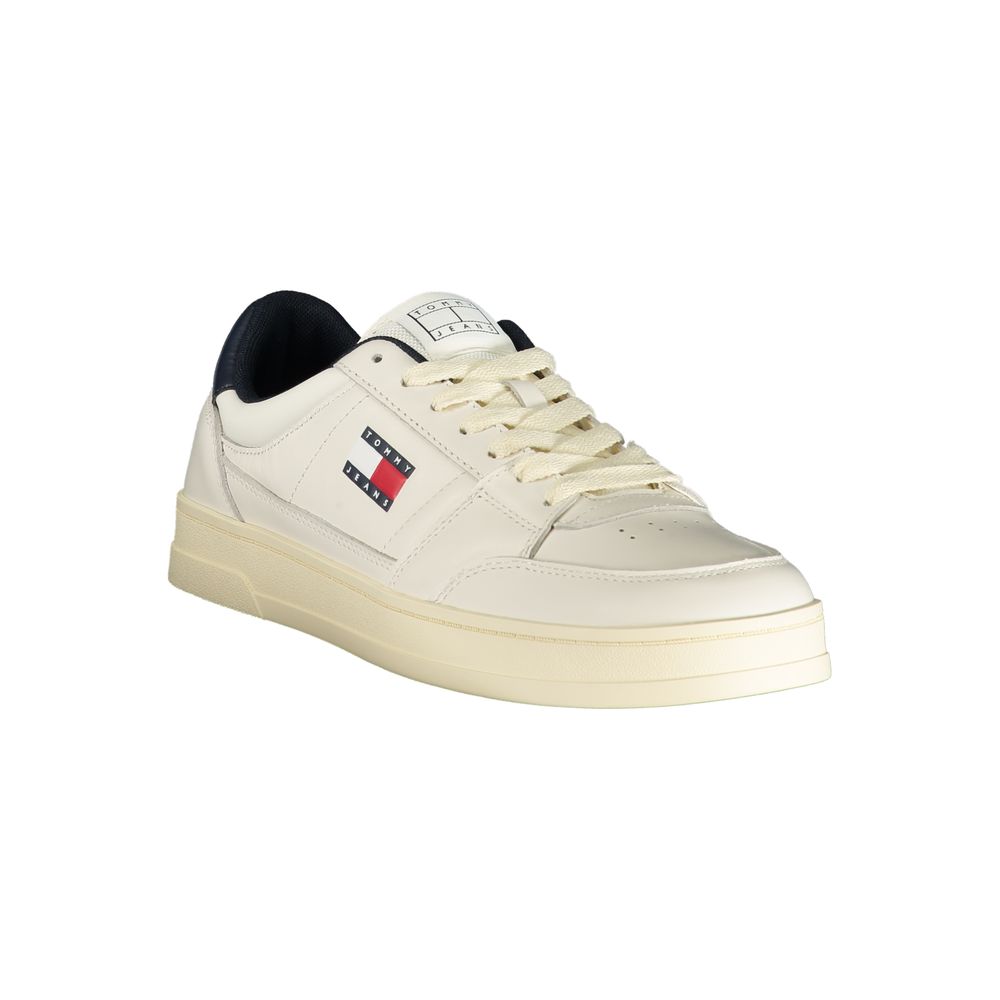 Baskets Tommy Hilfiger en cuir blanc pour homme
