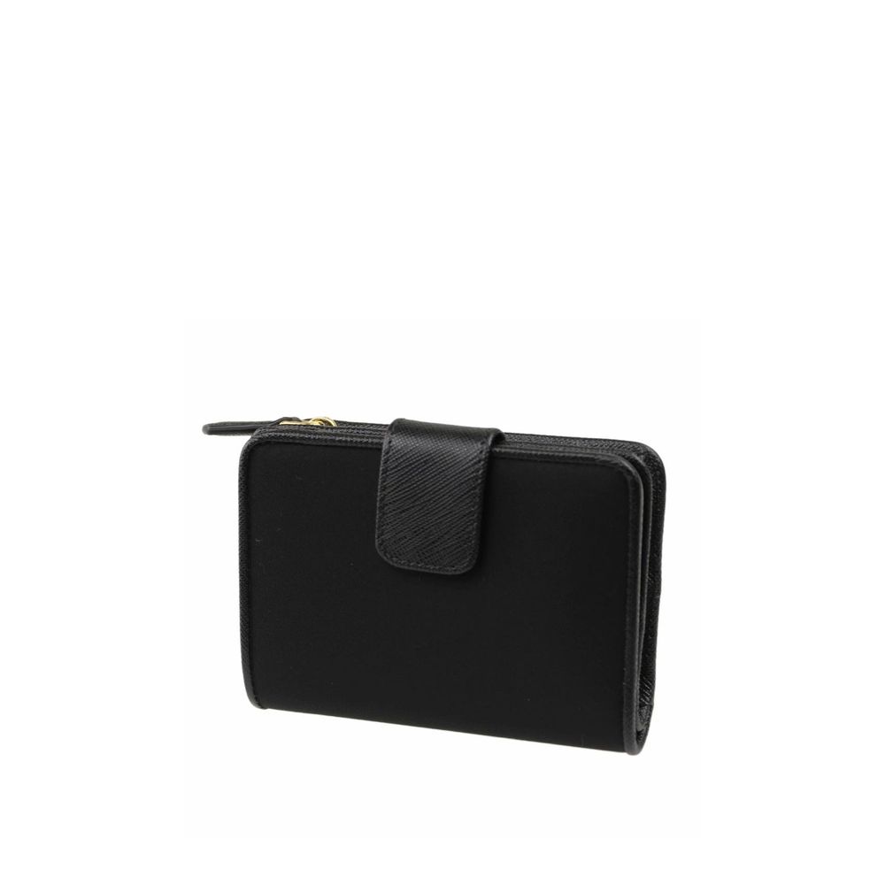Portefeuille Prada en nylon noir