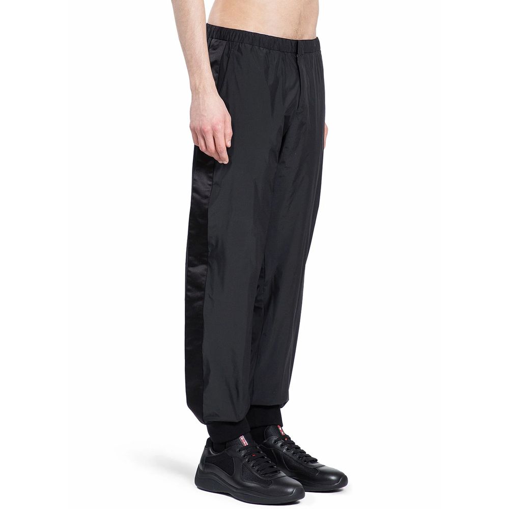 Pantaloni da jogging Prada neri in nylon (Pantaloni da allenamento)