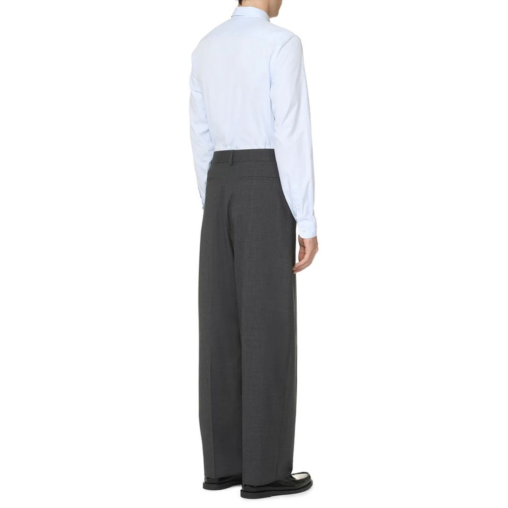 Chemise en coton bleue Prada
