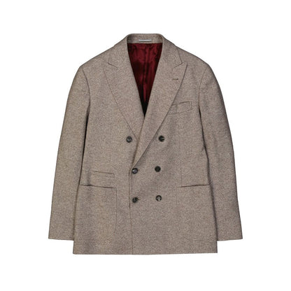 Manteau en cachemire beige Brunello Cucinelli
