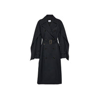 Cappotto Burberry nero in poliestere