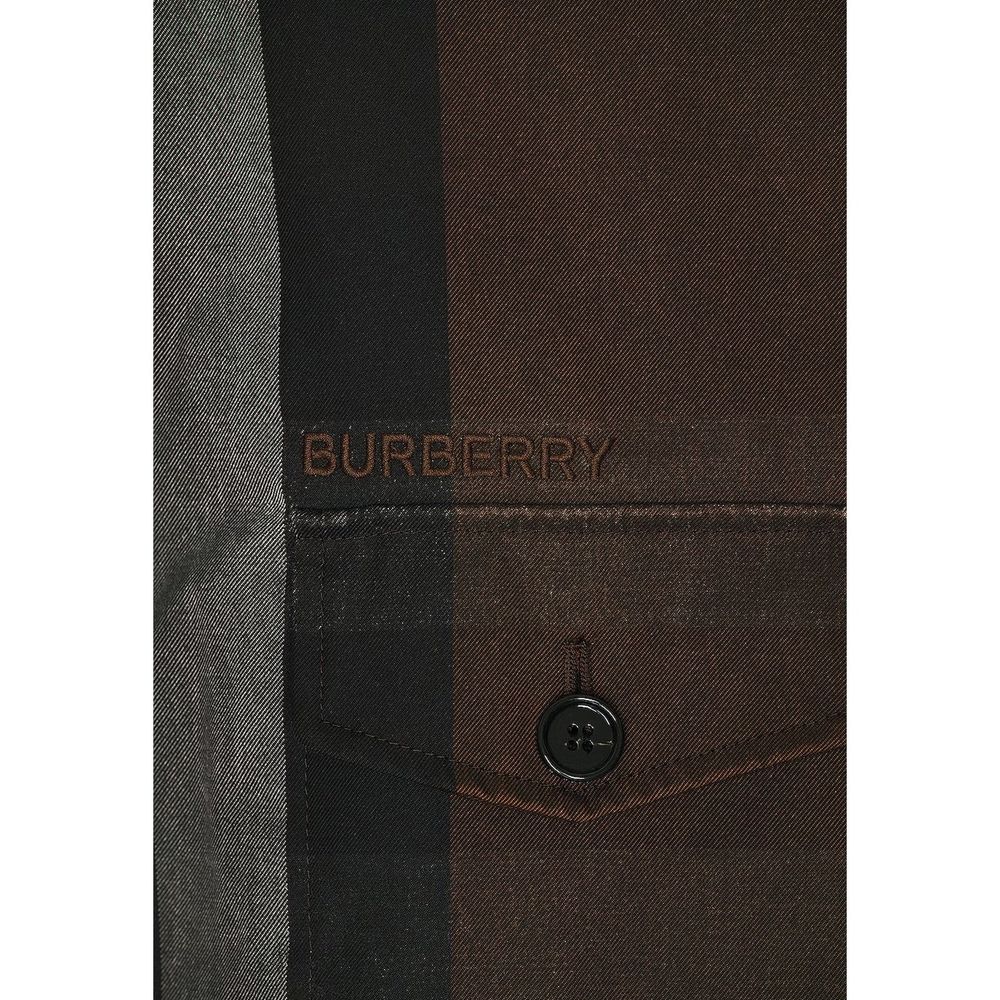 Parka Burberry in cotone marrone