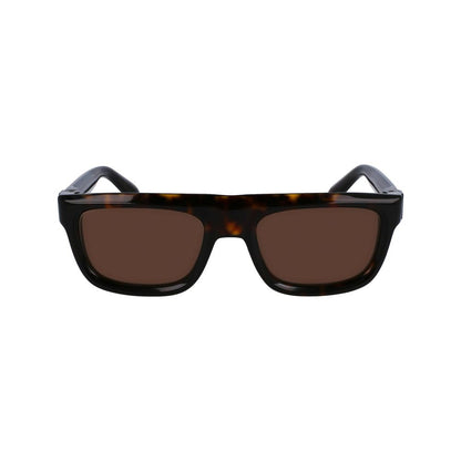 Occhiali da sole Ferragamo in acetato marrone