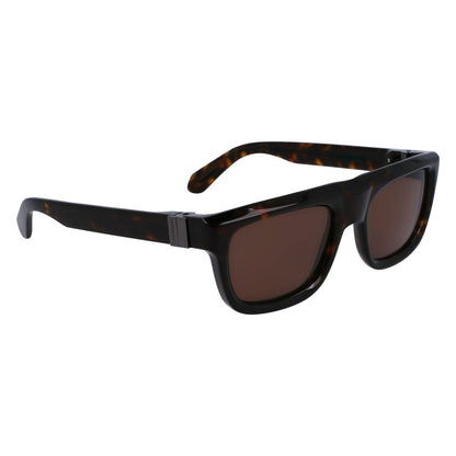 Occhiali da sole Ferragamo in acetato marrone