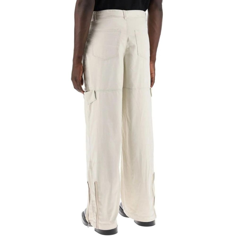 Pantalon cargo Acne Studios en polyester beige