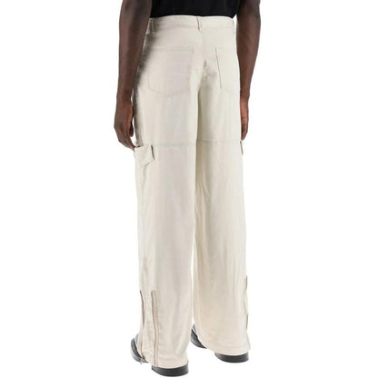 Pantaloni Cargo Acne Studios Beige in Poliestere