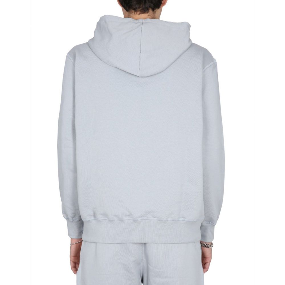 Felpa Alexander McQueen in cotone grigio