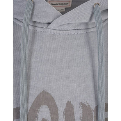 Felpa Alexander McQueen in cotone grigio