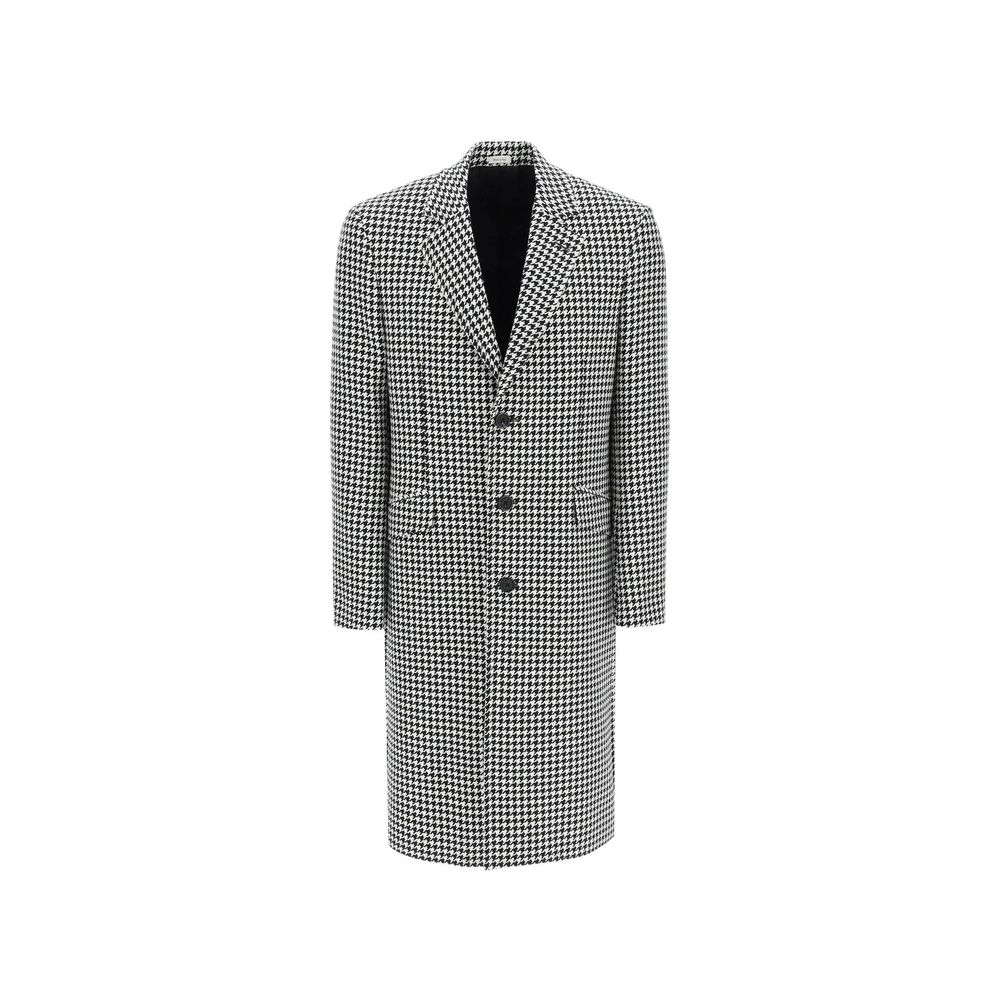 Alexander McQueen Cappotto in Lana Nero