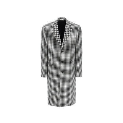 Alexander McQueen Cappotto in Lana Nero