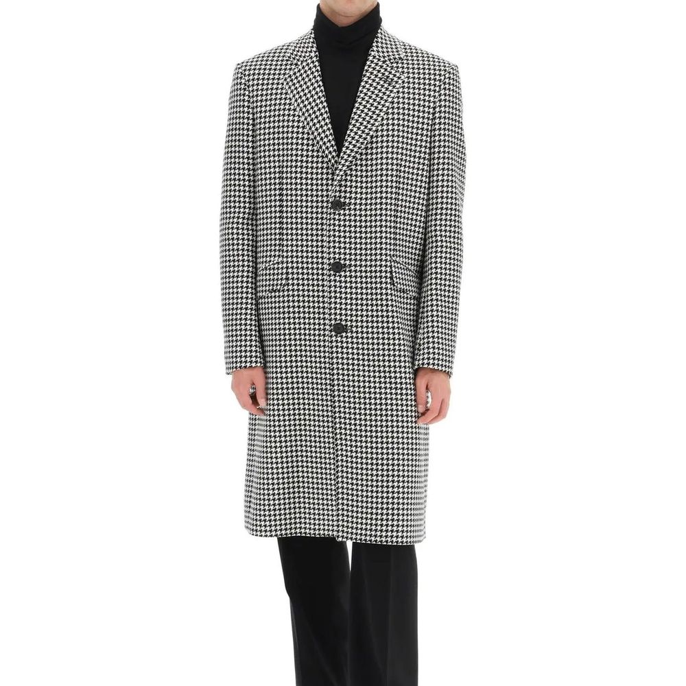 Alexander McQueen Cappotto in Lana Nero