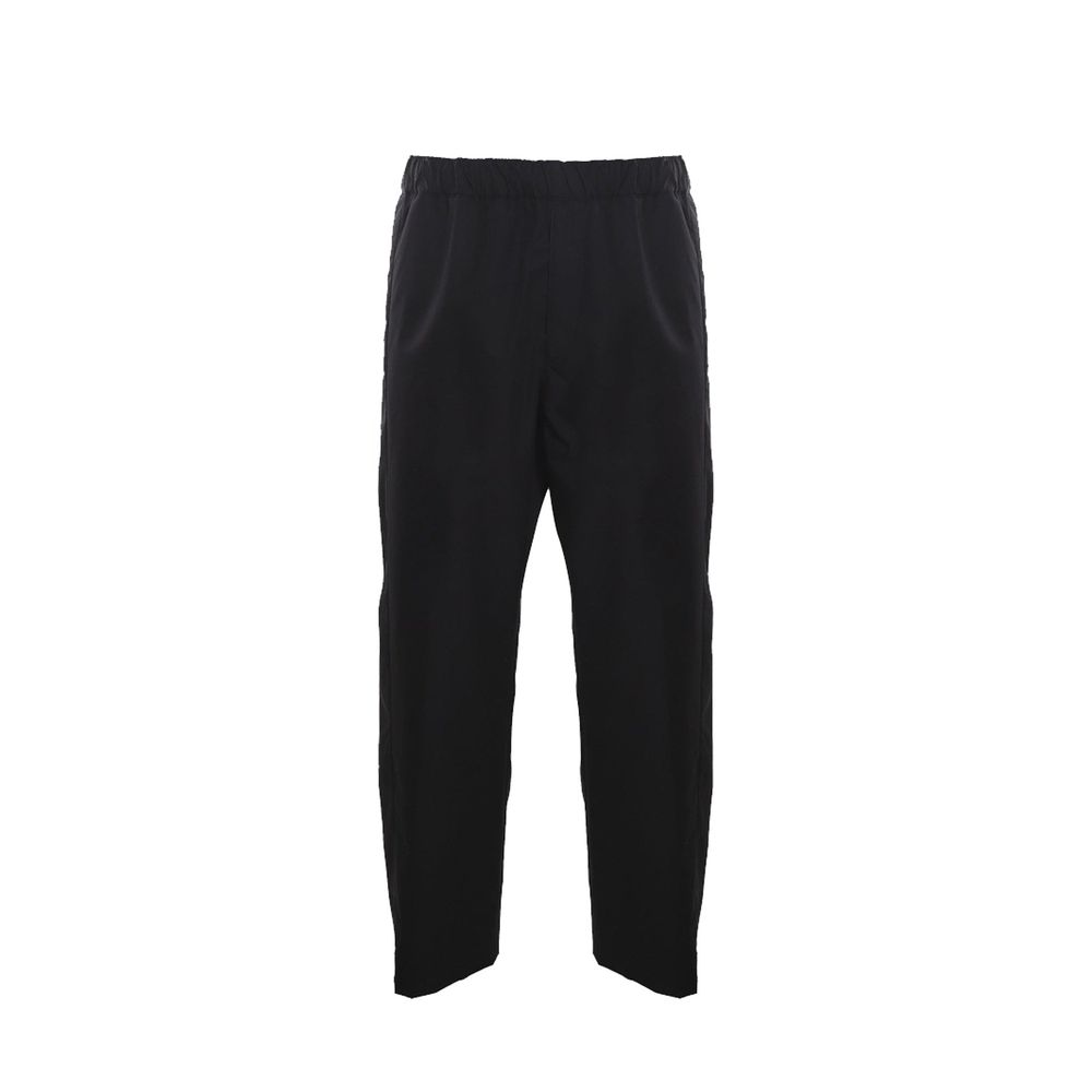 Alexander McQueen Pantaloni casual neri in cotone