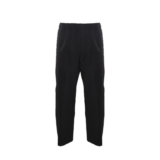 Alexander McQueen Pantaloni casual neri in cotone
