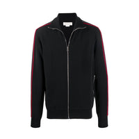 Sweat-shirt noir en viscose Alexander McQueen