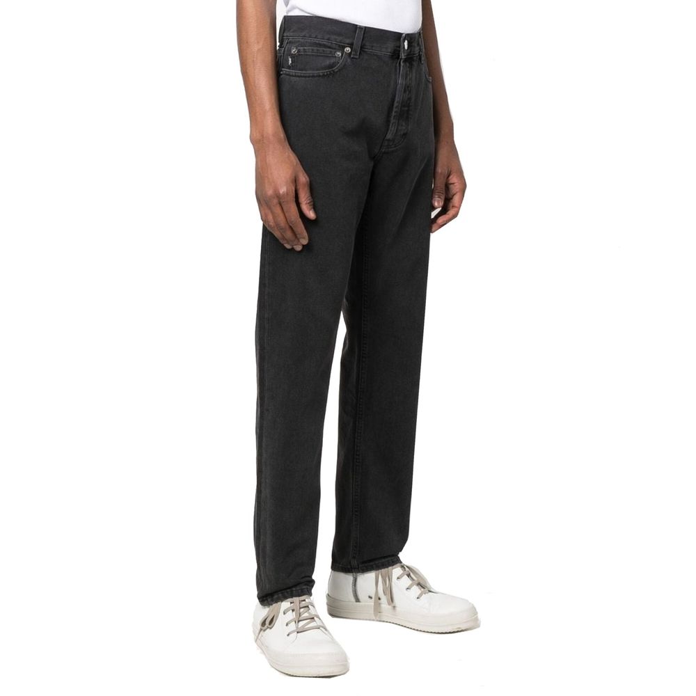 Jeans coupe slim en coton noir Ambush