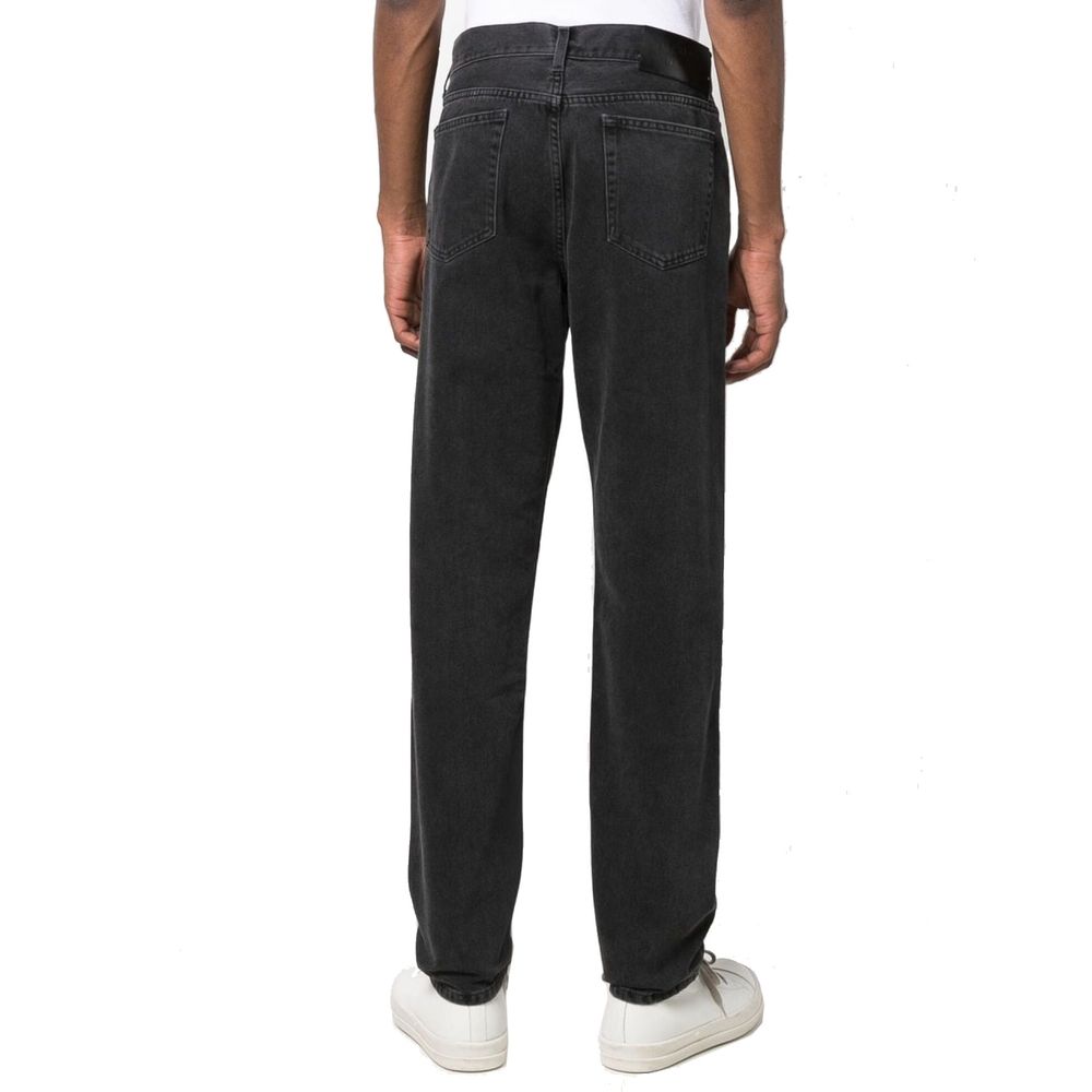 Jeans coupe slim en coton noir Ambush