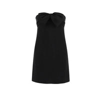 Abito casual nero in acetato Saint Laurent