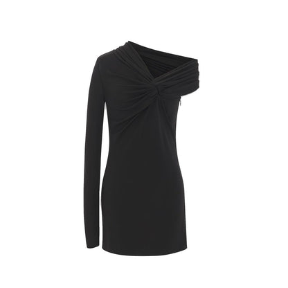 Saint Laurent Abito Casual in Viscosa Nero