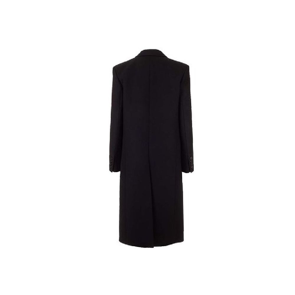 Cappotto Saint Laurent nero in acetato